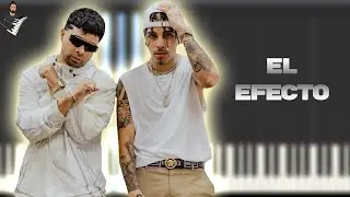 Rauw Alejandro & Chencho Corleone - El Efecto | Piano Tutorial / Partitura / Karaoke / MIDI