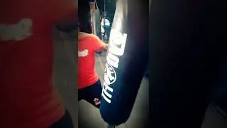 How much should your heavybag swing when you hit it?