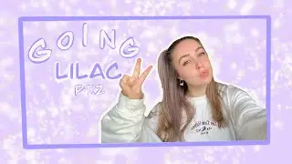 I DYED MY HAIR LYLAC AGAIN! | Violet - Directions