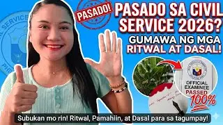 MGA RITWAL, PAMAHIIN, DASAL, & AFFIRMATION PARA MAKAPASA SA CIVIL SERVICE EXAM • NAYUMI CEE 💯