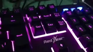 Как изменить яркость на RedGear Blaze 3 | Игровая клавиатура