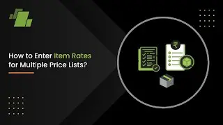 How to Enter Item Rates for Multiple Price Lists ?