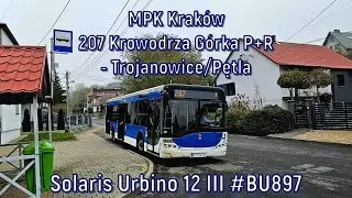 MPK Kraków - linia 207, Solaris Urbino 12 III #BU897
