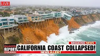 3 MINUTES AGO: California Coast Begins COLLAPSING! Multiple New Breaks Detected