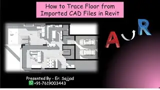 How to Trace Floor from Imported CAD Files in Revit