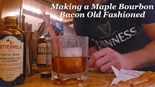 How To Make a Maple Bourbon Bacon Old Fashioned