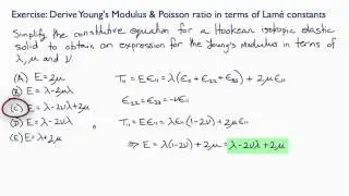 03e3 Hookean Elastic Solids Exercises