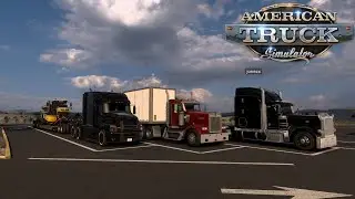 Euro Truck Simulator2 ไทย Convoy Live 1,230 mi แคลิฟอร์เนีย - มอนตานา Mack Black
