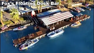 Плавучий бар Fox&rsquo;s Floating Dock, Паркер, Аризона &ndash; более 70 лет. Место, где пустыня встречается ...