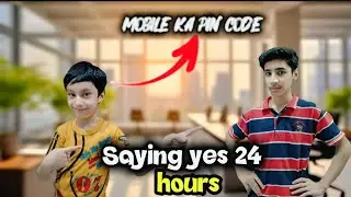 SAYING YES CHALLENGE 24 HOURS😱|Mobile Ka Pin Code Manliya Choty Bhai Ne😭#legenderfortuner #vlog 
