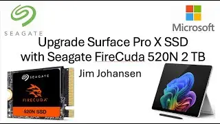 Upgrade Surface Pro X SSD with Seagate FireCuda 520N 2 TB