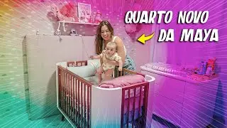 ORGANIZANDO O QUARTINHO NOVO DA MAYA | Amanda Domenico