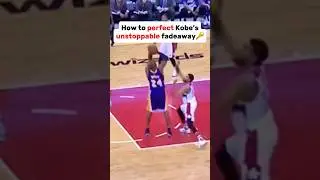 How to do a fadeaway like Kobe🔥🏀#basketball#basketballskills#basketballperformance