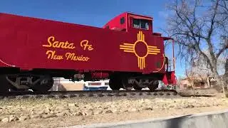 Biking Santa Fe, Spur Trail to Rail Yard, Santa Fe, NM, Feb 2022