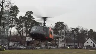 RTH SAR 41 Bundeswehr Heeresflieger Fliegerhorst Nörvenich startet an Uniklinik Bonn am 20.02.2017