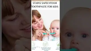 Stains Safely Foam Toothpaste for Kids Removing Teeth Paste