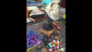 Dollar Tree Halloween Small Gypsy Skull