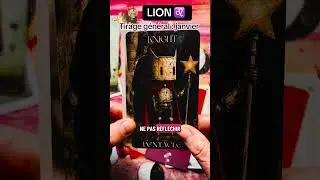 LION ♌️ tirage g&eacute;n&eacute;ral Janvier #lions #cartomancie #voyance #horoscopes