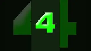 10 to 1 Digital Countdown Timer. #shorts #timer  #tiktok #countdown #nocopyright #10second