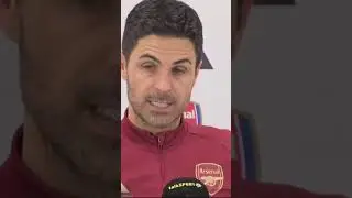 MIKEL ARTETA PRESS CONFERENCE! #arsenal #arteta#mikelarteta #football #pressconference #shorts #fyp