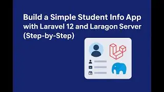 Student information Application using PHP and Laravel 12 Project