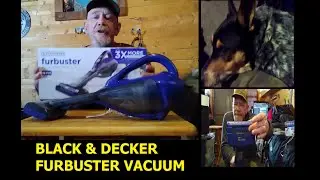 Обзор пылесоса Black & Decker Furbuster для уборки шерсти домашних животных!