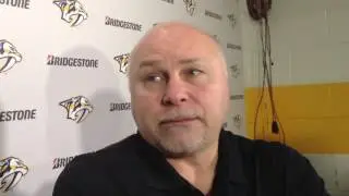 Predators coach Barry Trotz on Paul Gaustad