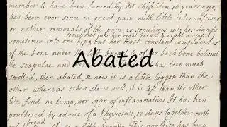 How to Pronounce Abated?