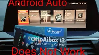 Нет Android Auto 🚫 на BMW через OttoAibox i3
