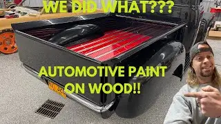Giving the Wood in our 1949 Chevy Hot Rod Build a Custom Look. We finish painting & Chassis Assembly