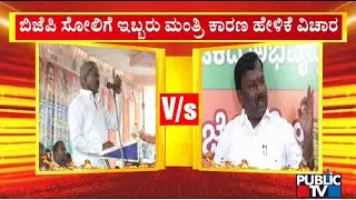 Union Minister A Narayanaswamy Reacts On BJP MLA M Chandrappa's Statement | Public TV