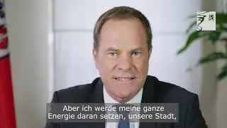 Oberb&uuml;rgermeister Dr. Stephan Keller spricht zu seinem Amtsantritt und zu Corona