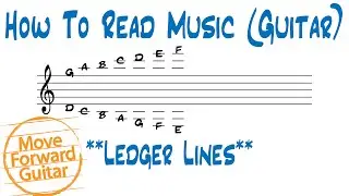 Как читать ноты (гитара) &mdash; Ledger Lines