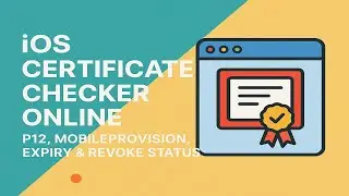 iOS Certificate Checker Online | P12, MobileProvision, Expiry & Revoke Status