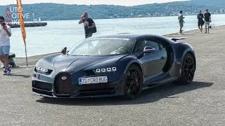Mate Rimac's PRIVATE Bugatti Chiron Sport driving on Croatian roads!