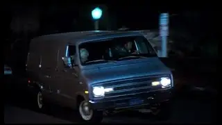 '74 Dodge van chased by CHiPs, rare nighttime shoot