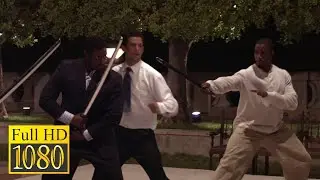 Final Showdown: Michael J. White vs. Price and James in the movie BLOOD and BONE (2009)