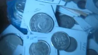 Silver Coin Pile