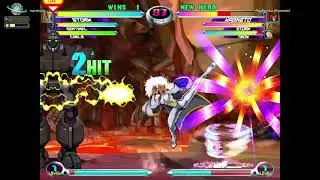 MvC2: Marvtronic - Storm + Drones + Scimitar Advanced Rushdown 100%+ Sequence .:9.13.25:.