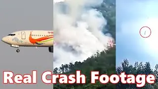 China Eastern Boeing 737 Crash Footage | Breaking News