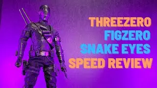 ThreeZero FigZero Snake Eyes 1/6 Scale Figure Speed Review