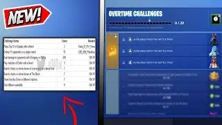 Overtime Challenges: All 16 OVERTIME Challenges & Rewards in Fortnite! (Skins, Wraps, and MORE!)