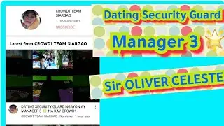 DATING SECURITY GUARD NGAYON AY MANAGER 3 🌟 NA KAY CROWD1