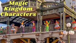 Disney Characters at Magic Kingdom Walt Disney World #shorts