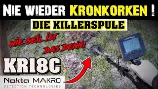 Sondeln - Münzjagd 💰 mit der KR18C - Mega! - Nie wieder Kronkorken! - metaldetecting - treasure hunt