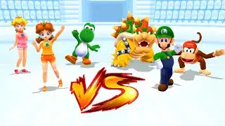 Mario Sport Mix - Daisy, Peach, Yoshi (Volleyball - Mushroom Cup)