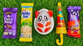 ASMR Most Popular Candys / some lots of colorful rainbow lollipop candy / unpacking chocolate eat