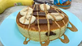 Chocolate Peanut Butter Pancakes