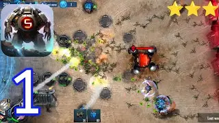 Defense legend 5: Survivor TD - Stage 1 ⭐⭐⭐ Very Hard - Walkthrough Gameplay