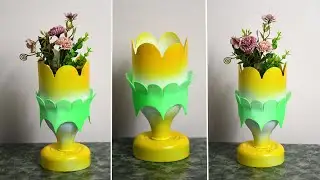 Cup Planter Out of Waste Plastic Bottle | DIY Plant Pots Plastic Bottles